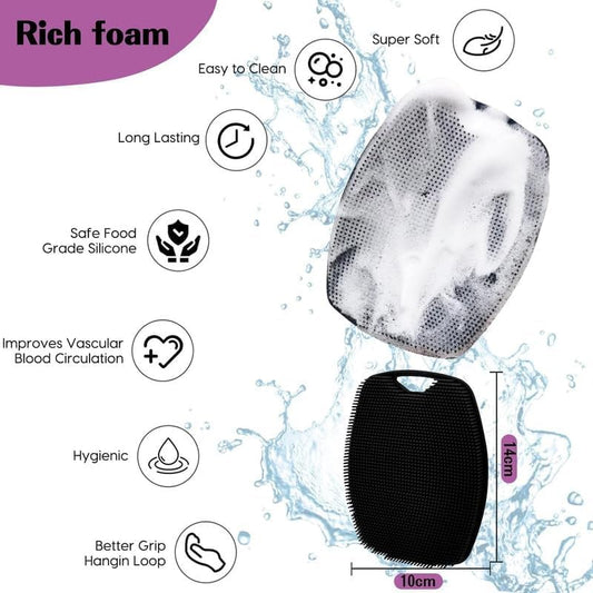Reusable Silicone Body Scrubber For Bath