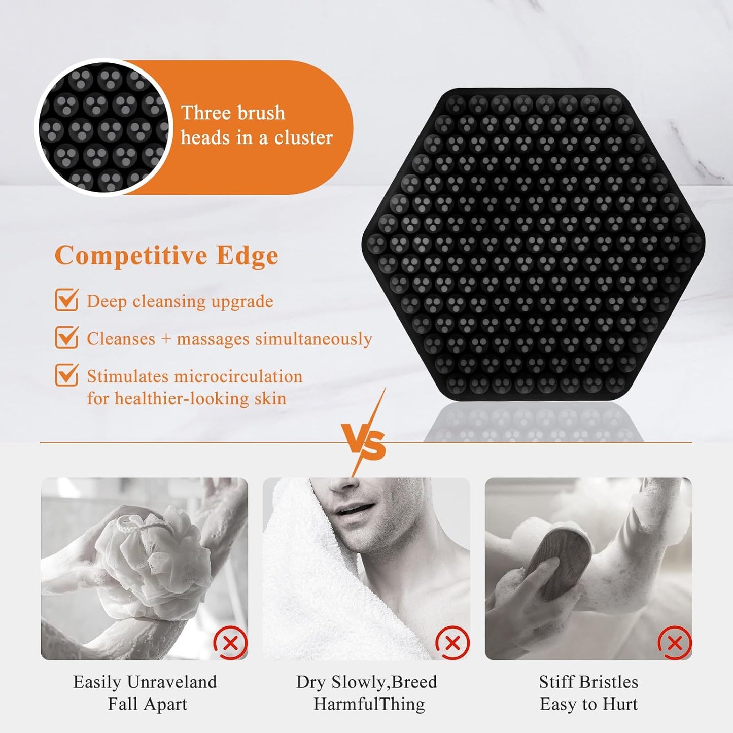 Silicone Facial Cleansing Brush for Deep Face Cleaning